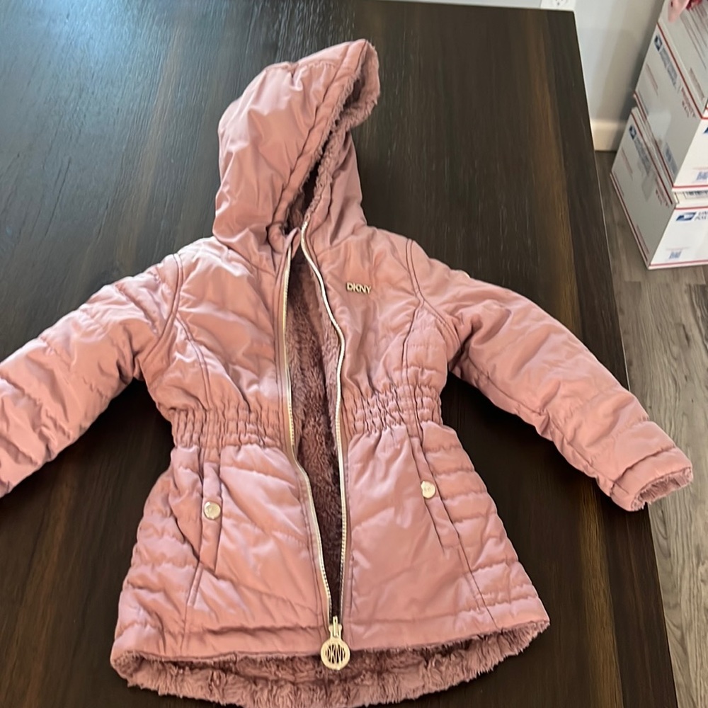 Fuzzy lined DKNY jacket